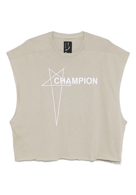 micro tatlin t shirt man pearl RICK OWENS X CHAMPION | CM01E1668 CHJG08